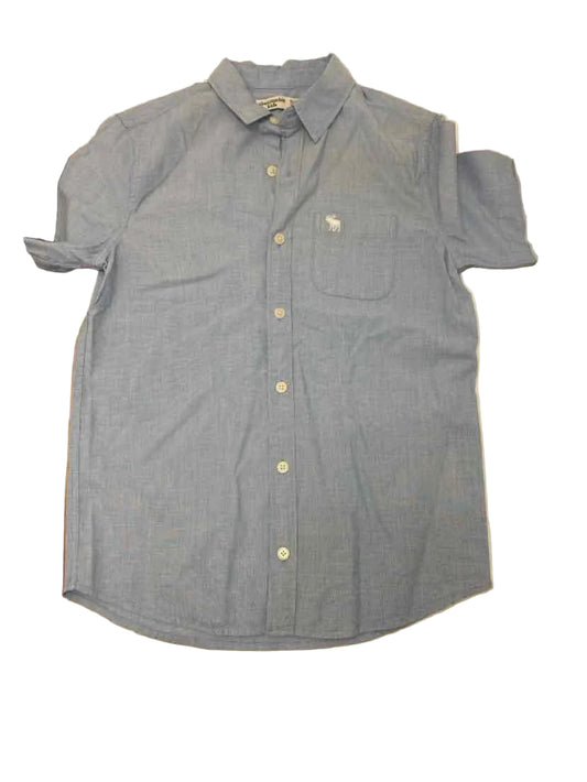 Abercrombie (C) Light Blue Youth Size 10-12 ButtondownSS