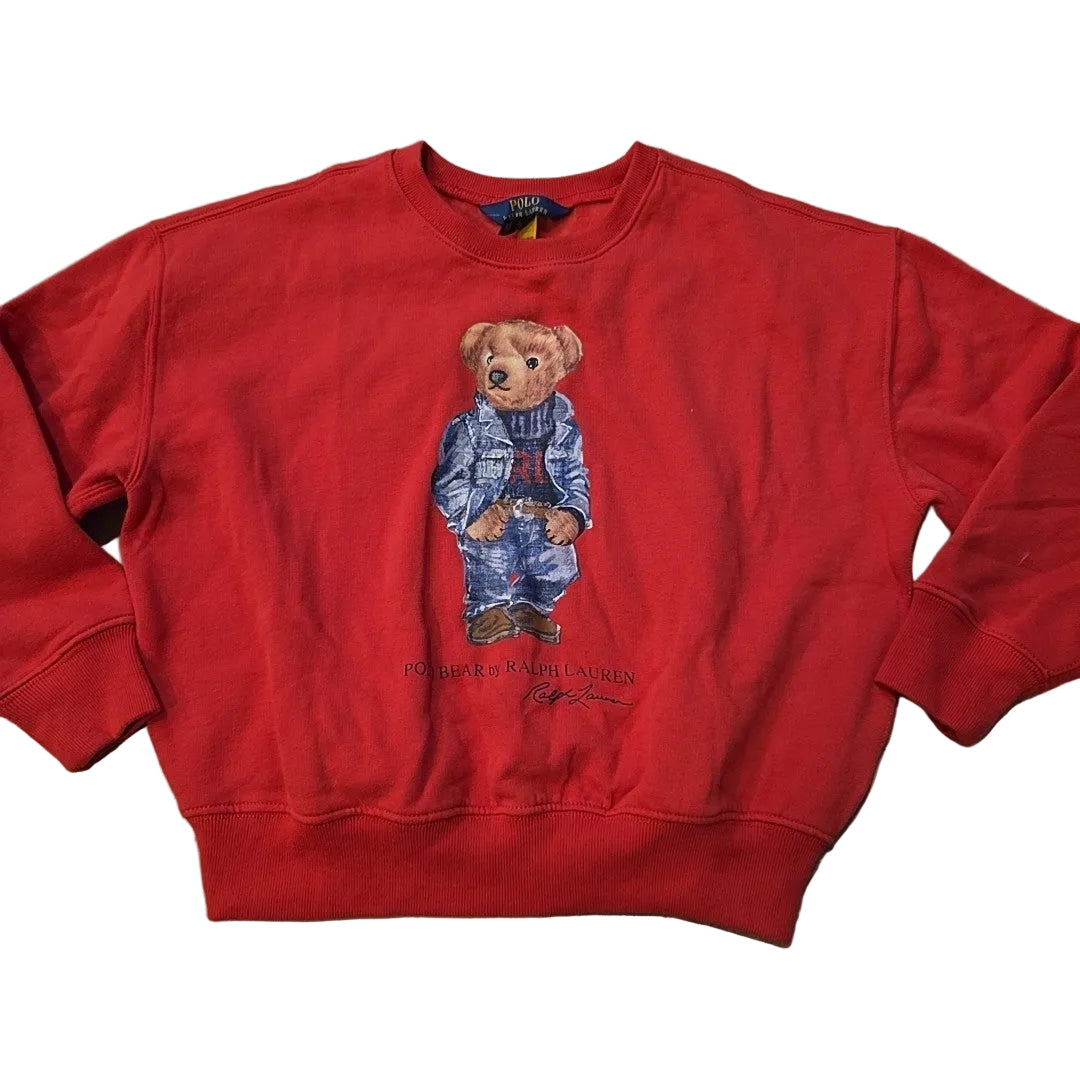 Polo Ralph Lauren (A) Red Youth Size 8-10 Sweatshirt