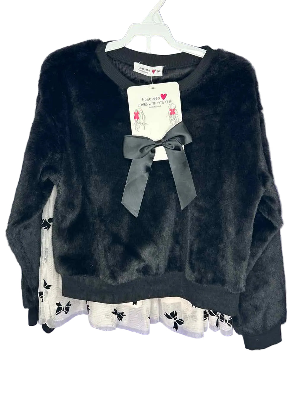 Beautees (C) Black Pink Youth Size 10 2PCCasual