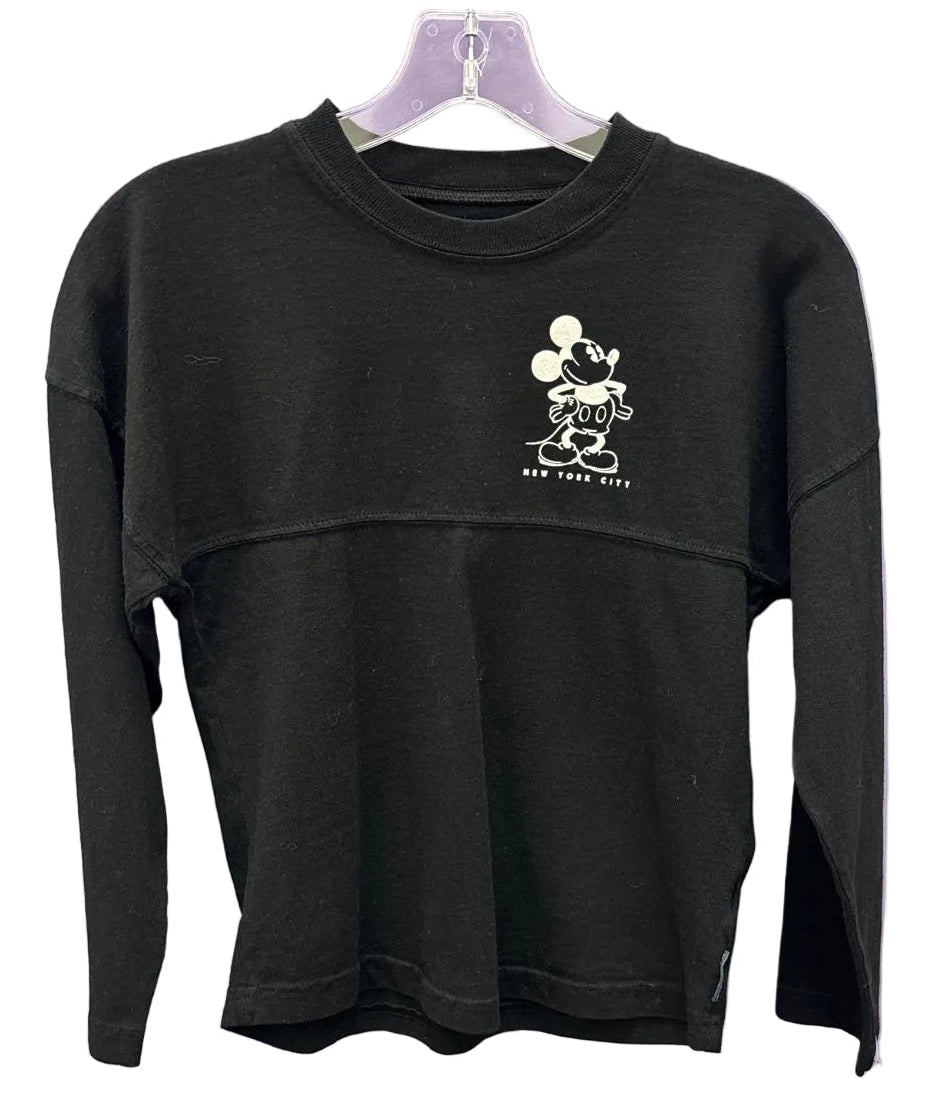 Disney (B) Black Youth Size 8 New York Spell Out Crewneck Sweatshirt