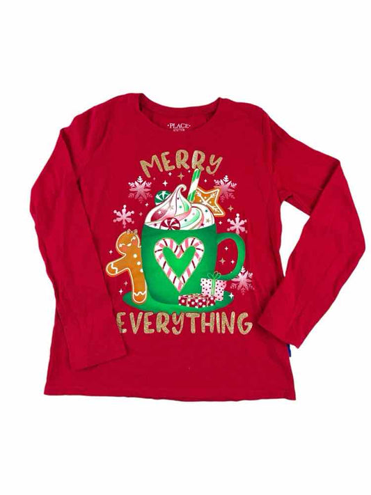 Children's Place (D) Christmas Youth Size 7-8 LSTop