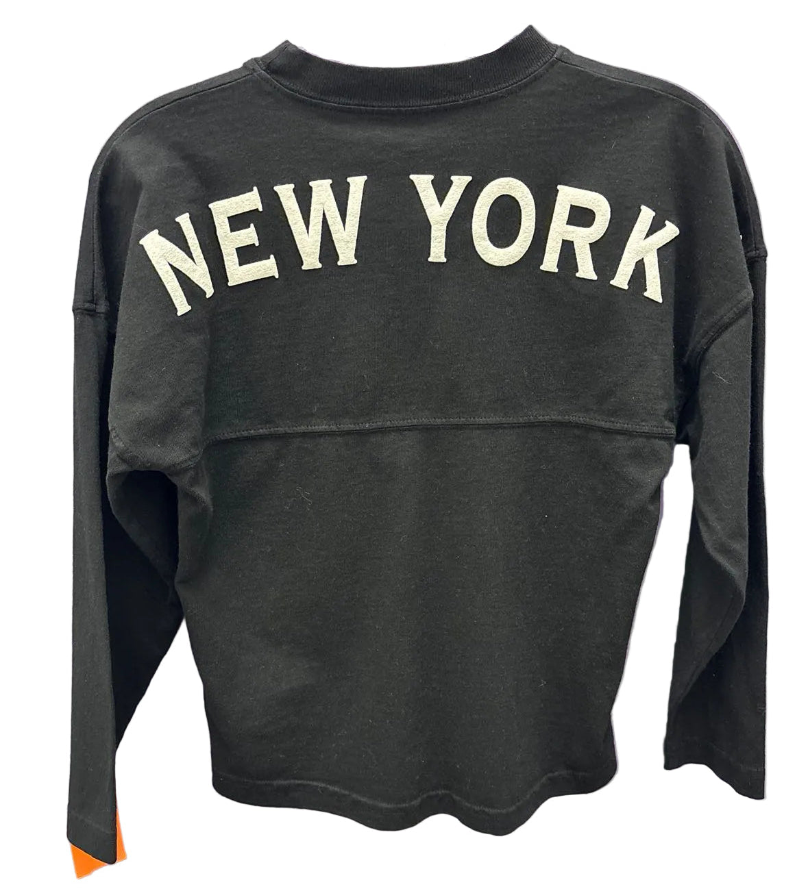 Disney (B) Black Youth Size 8 New York Spell Out Crewneck Sweatshirt