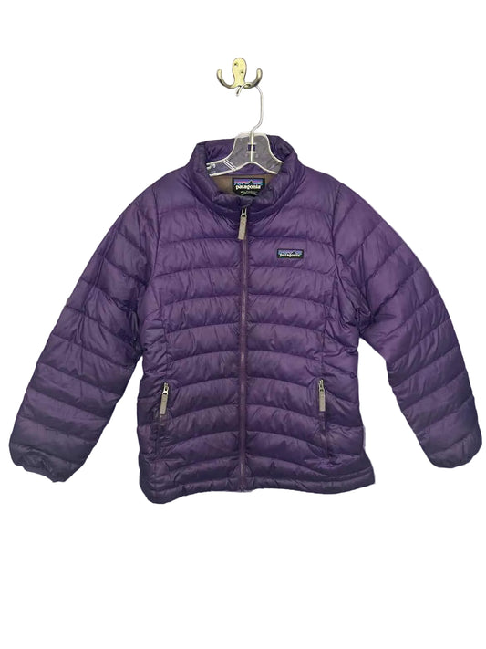 Patagonia (A) Purple Youth Size 10 Jacket Heavy