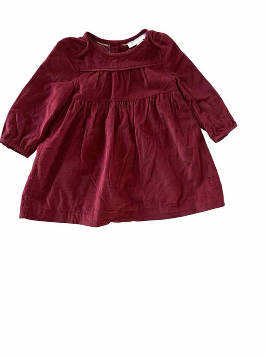 Burberry (AA) Maroon Infant Size 12 MO CasualDress