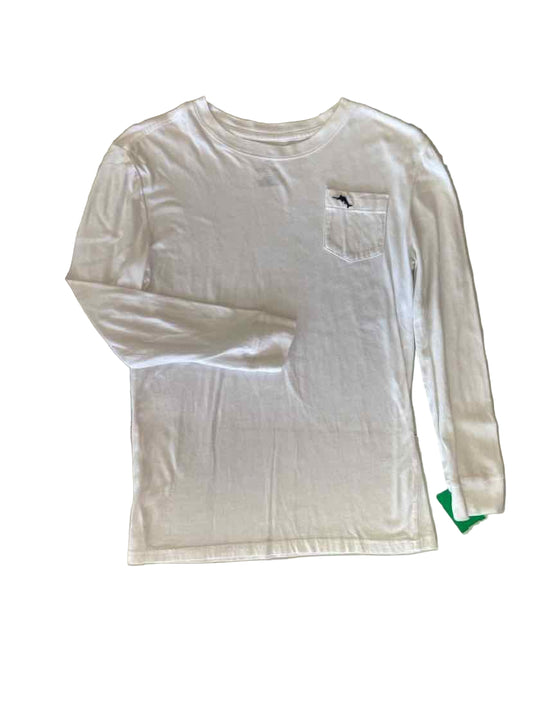 Tommy Bahama (C) White Youth Size 10-12 LSTop