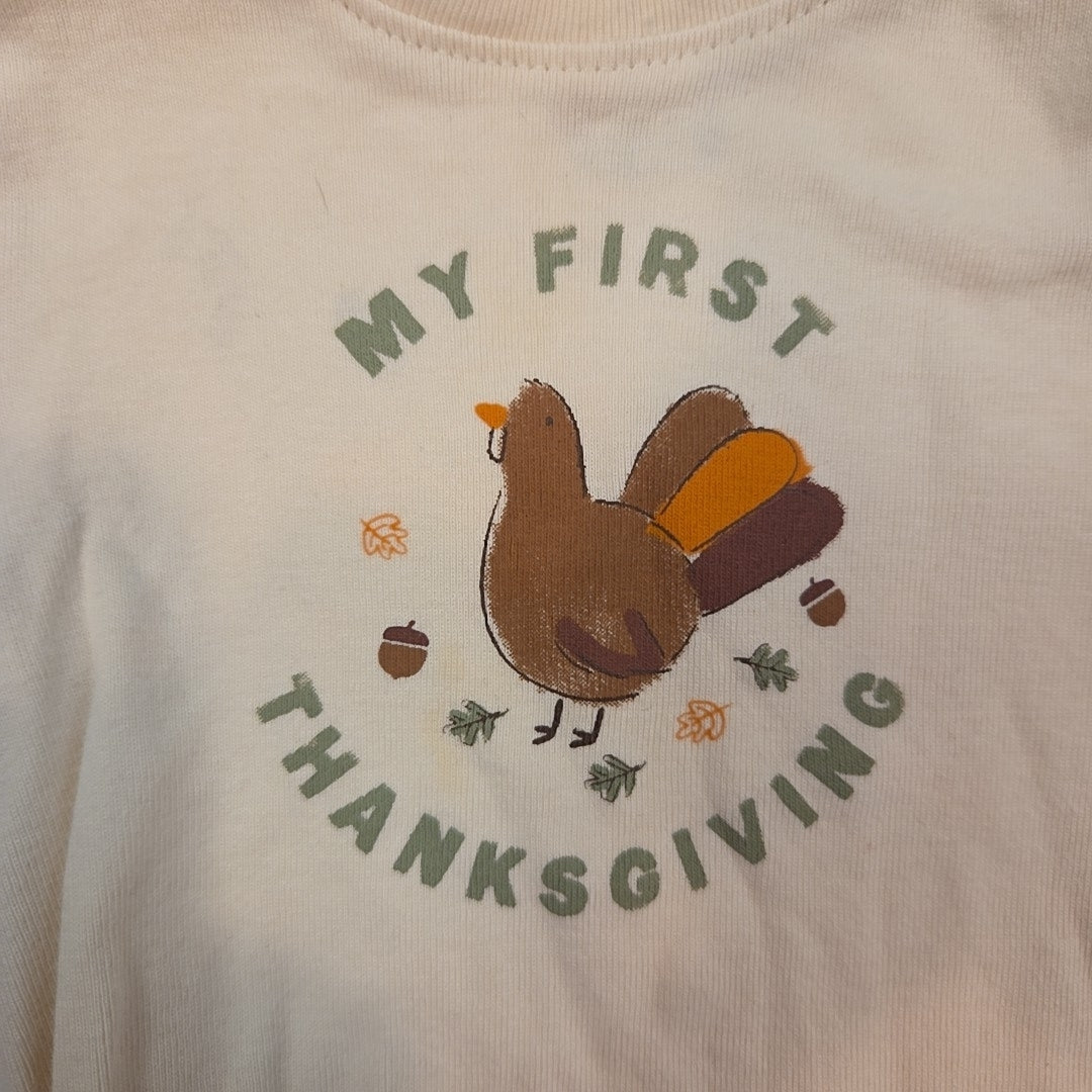 Carters (C) Thanksgiving Infant Size 9 MO 3PC Casual