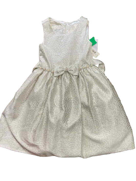 American Princess (C) White Youth Size 10 PartyDress