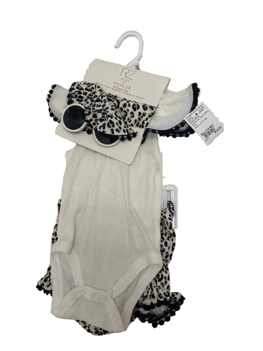 Rachel Zoe (A) Animal Print Infant Size 3-6 MO 3PC Casual