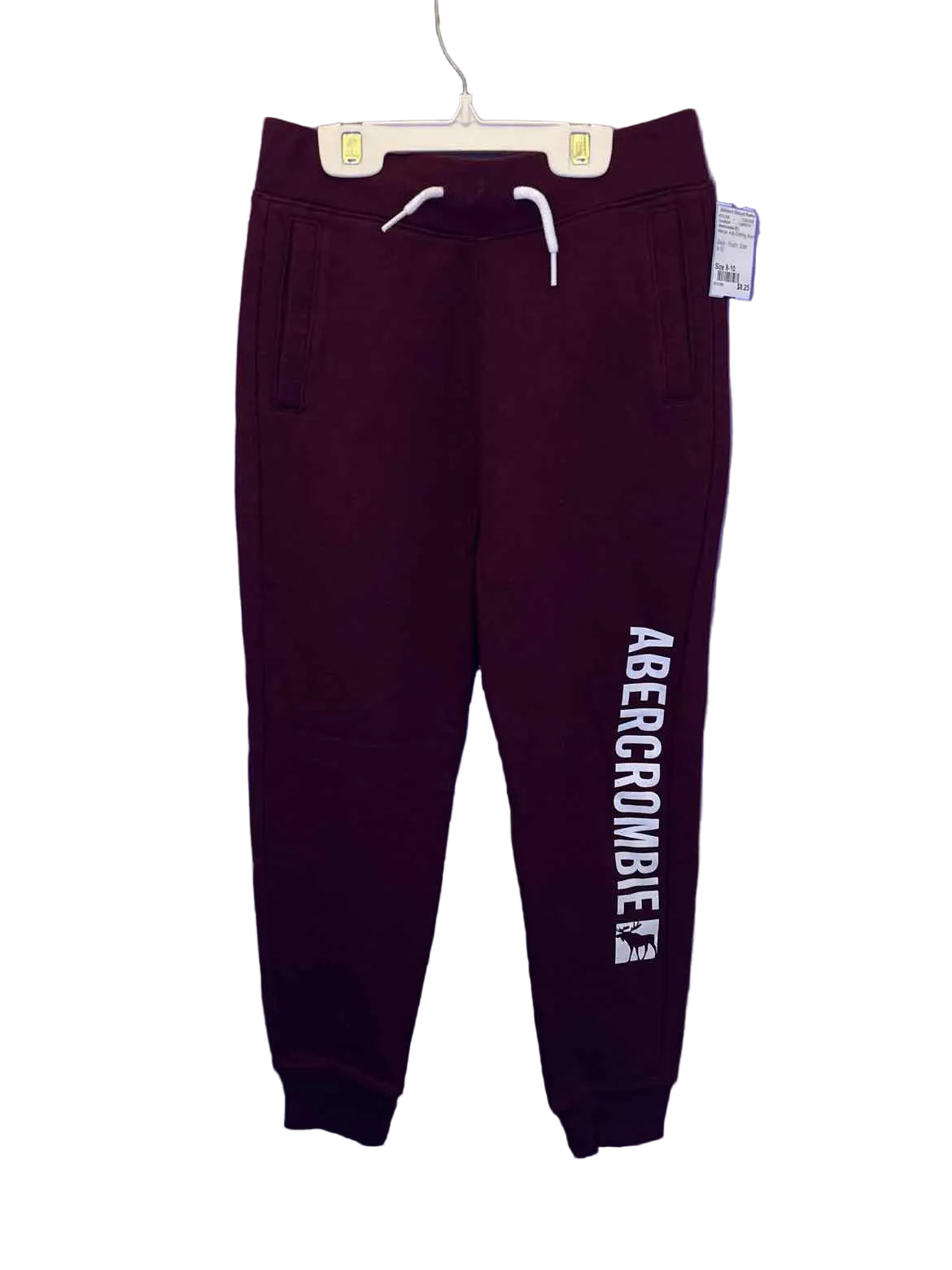 Abercrombie (C) Maroon Youth Size 8-10 Sweatpant