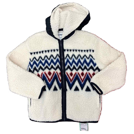 Old Navy (C) White Youth Size 6-7 Jacket Fleece