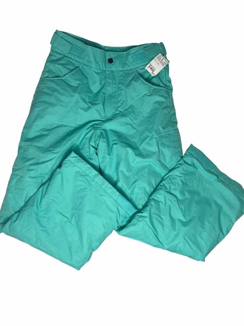 Columbia - Clothing (B) Aqua Youth Size 10-12 Snow Bibs Pants