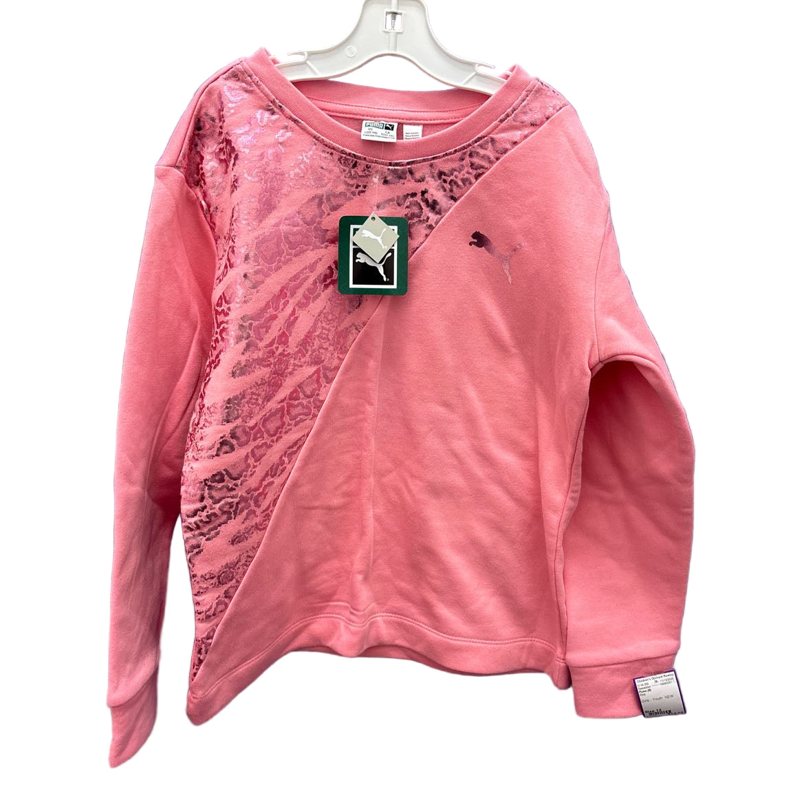 Puma (B) Pink Youth Size 12 Sweatshirt