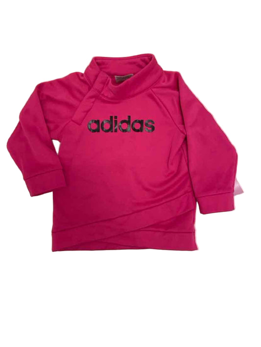 Adidas (B) Pink Infant Size 18 MO AthleticTopLS