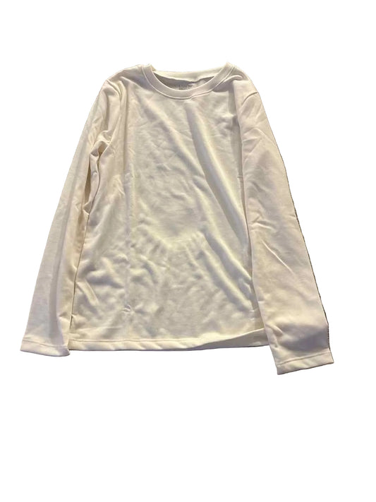 Lands End Cream Youth Size 16 LSTop