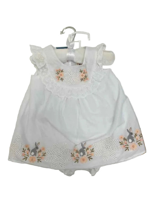 happily grey White Infant Size 9 MO 2PC Dressy