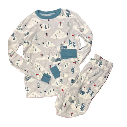 Garnet Hill (A) Gray Youth Size 12 2PCSleepwear