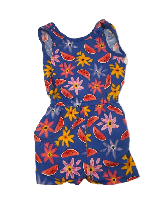Tea Collection (A) Blue Pink Youth Size 12 CasualRomper