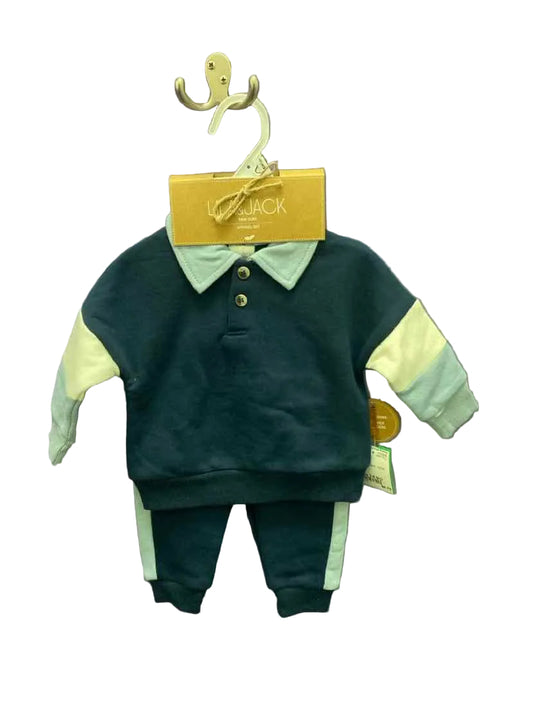 lila & jack Navy Infant Size 3-6 MO 2PC Casual