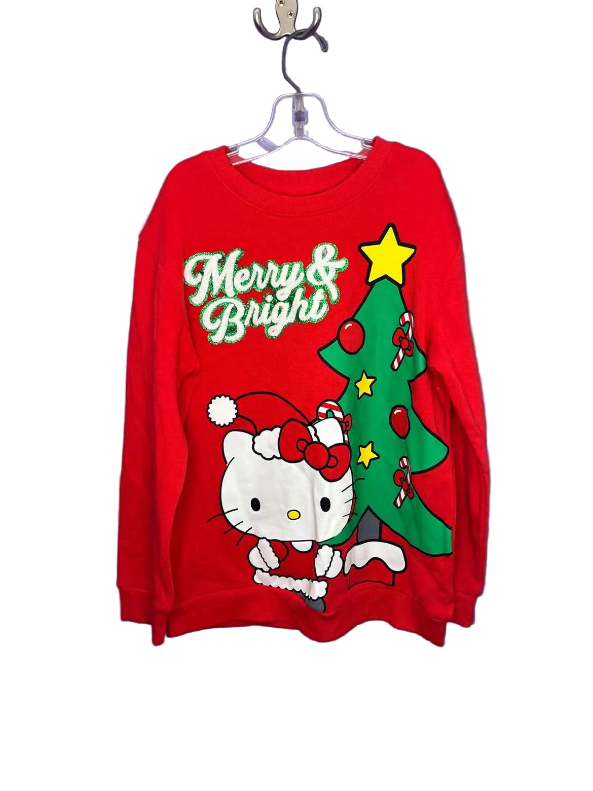 Hello Kitty (D) Christmas Youth Size 14 Sweatshirt