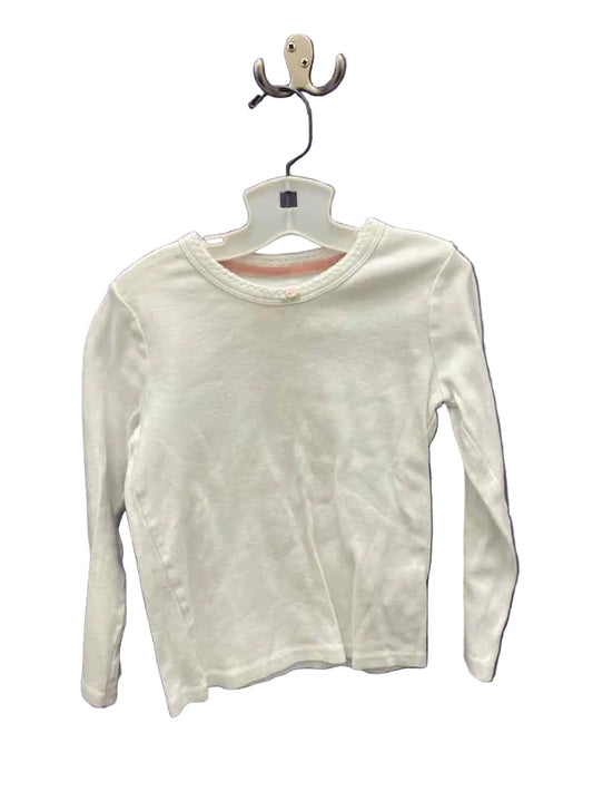 Mini Boden (A) White Youth Size 6-7 LSTop