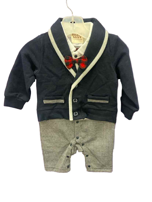 zoerea baby Navy Infant Size 3-6 MO 1PC Dressy