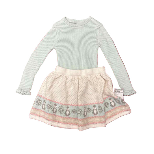 Tommy Bahama (C) White Blue Toddler Size 3T 2PCCasual