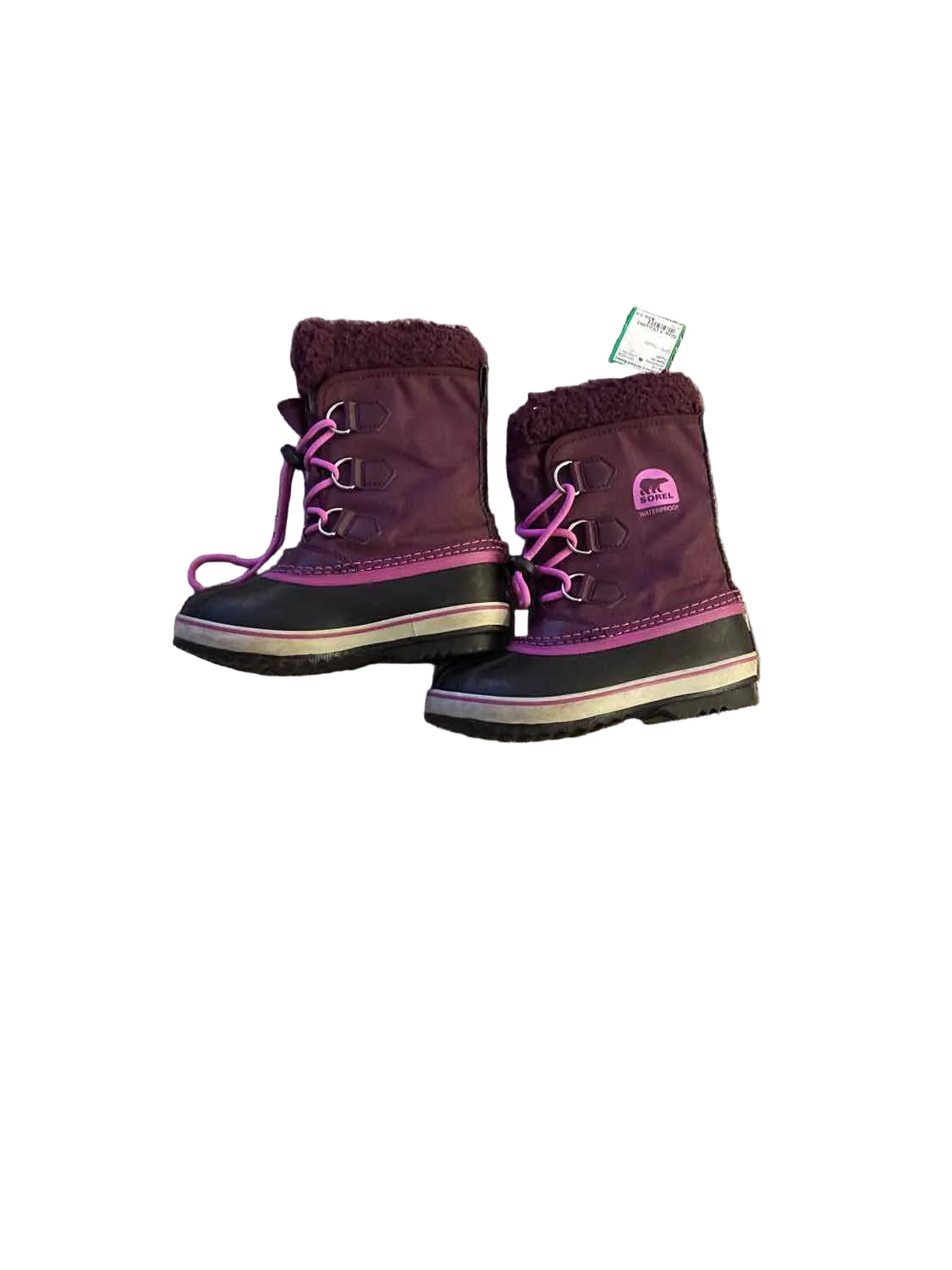 Sorel (A) Purple Youth Shoe Size 1 (Youth) WinterBoots