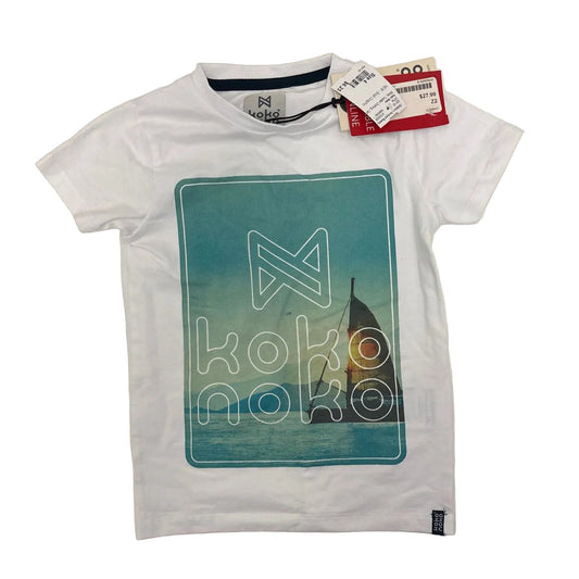 Koko Noko White Toddler Size 4 Short Sleeve Top
