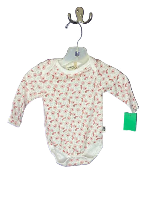 Rabbit + Bear (D) Cream Pink 3-6 MO Better Onesie