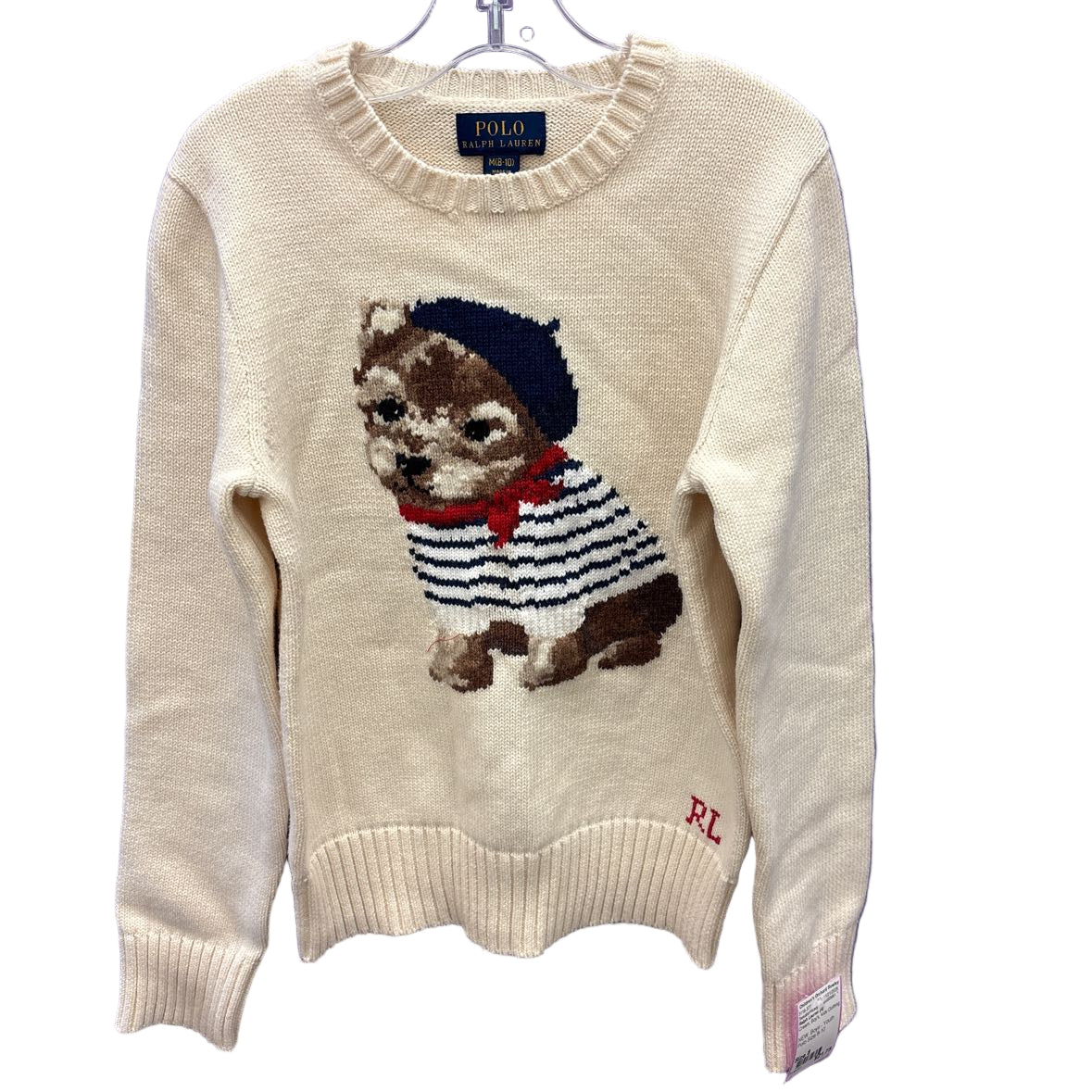 Ralph Lauren (A) Cream Youth Size 8 Sweater Heavy