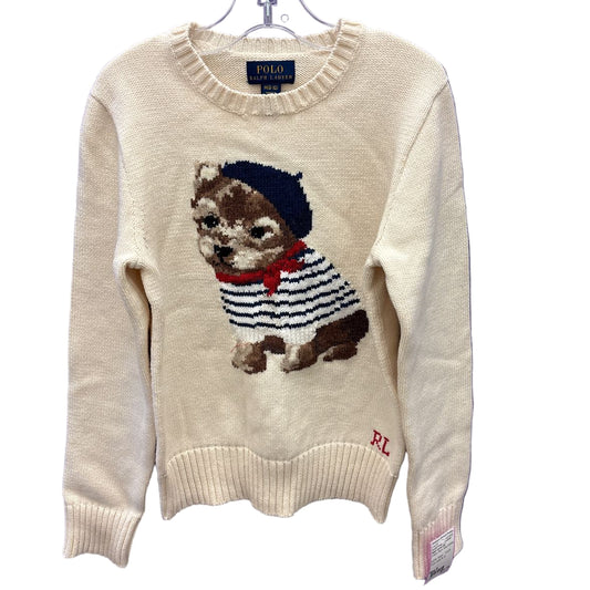 Ralph Lauren (A) Cream Youth Size 8 Sweater Heavy