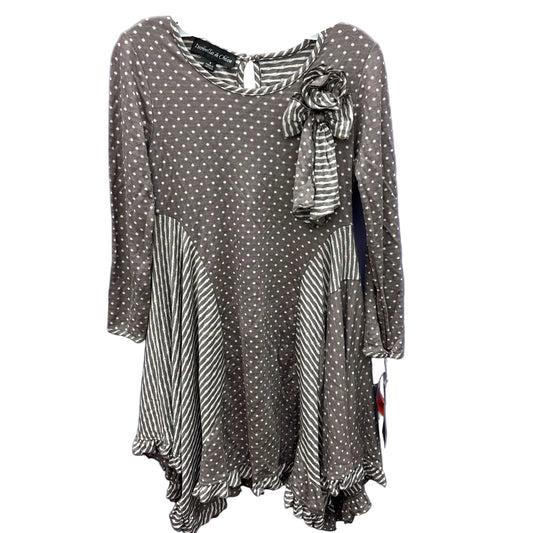 Isobella & Chloe (B) Polka Dot Youth Size 8 CasualDress