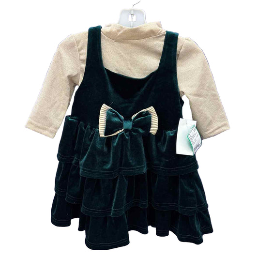 Blueberi Blvd. (C) Green Toddler Size 2T PartyDress