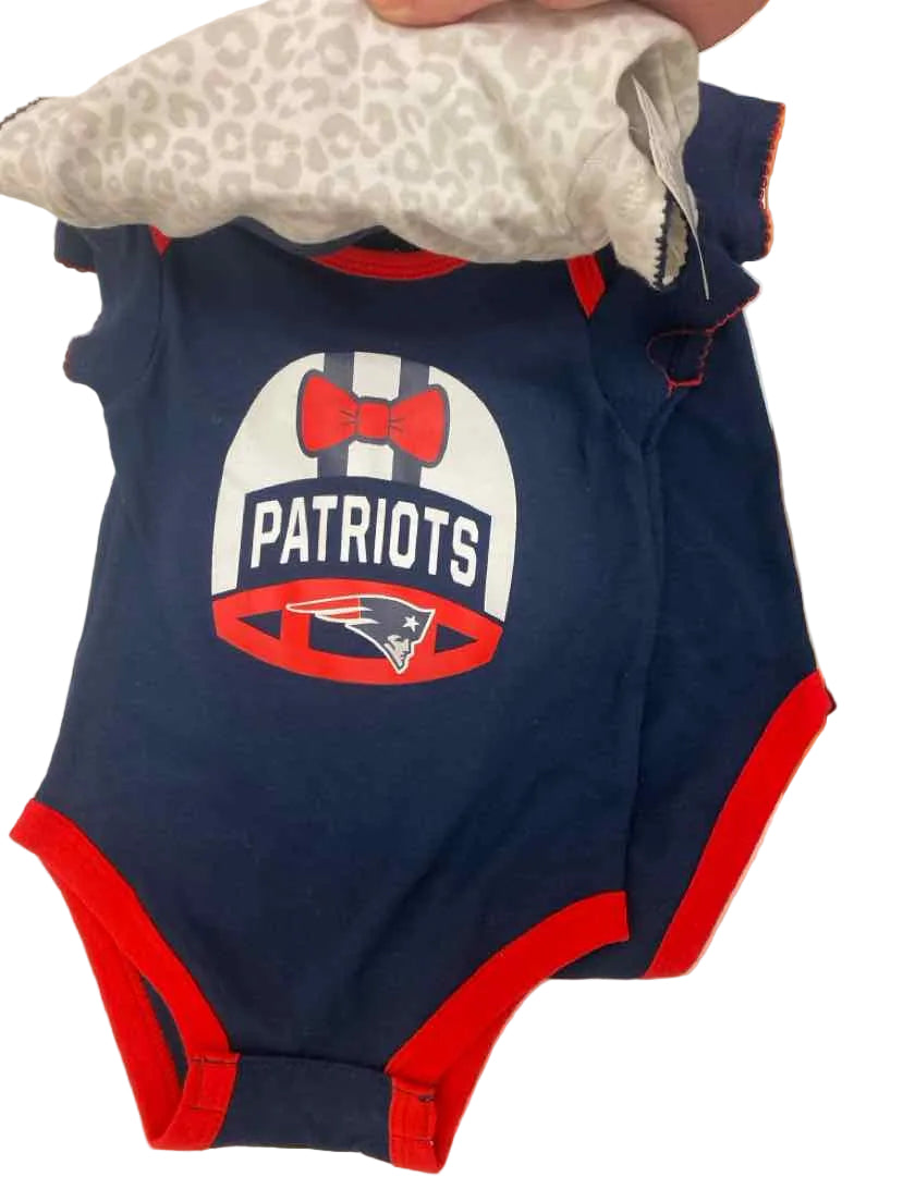 NFL (B) Red White Blue Infant Size 6-9 MO 3PC Casual