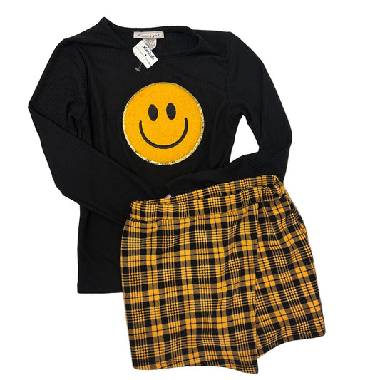 dream girl Black Yellow Youth Size 10 2PCCasual