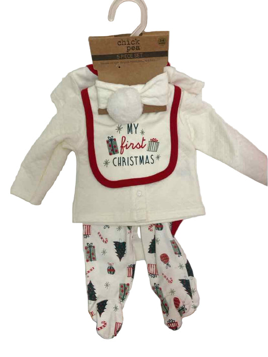Chick Pea (B) Cream Infant Size 3-6 MO 3PC Casual
