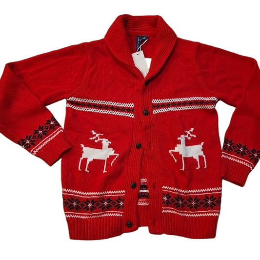 Janie and Jack (A) Red Youth Size 8 SweaterHeavy
