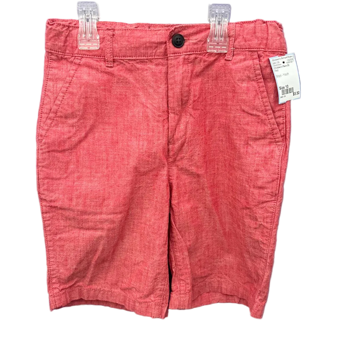 Children's Place (D) Red Youth Size 10 Short Chino